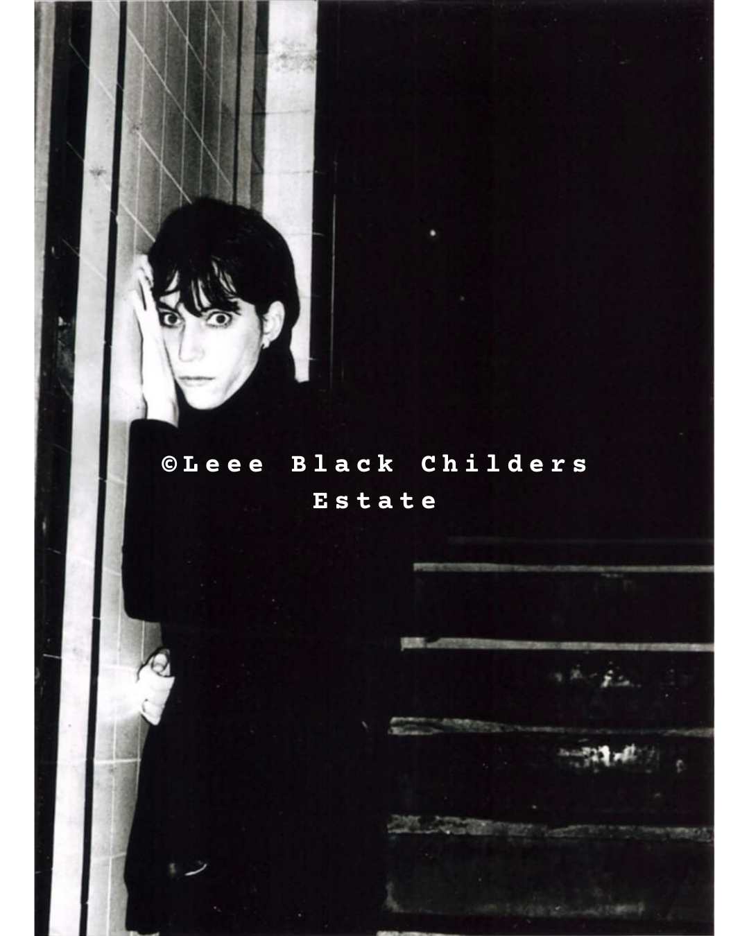 Patti Smith Outside CBGB's, New York 1970's