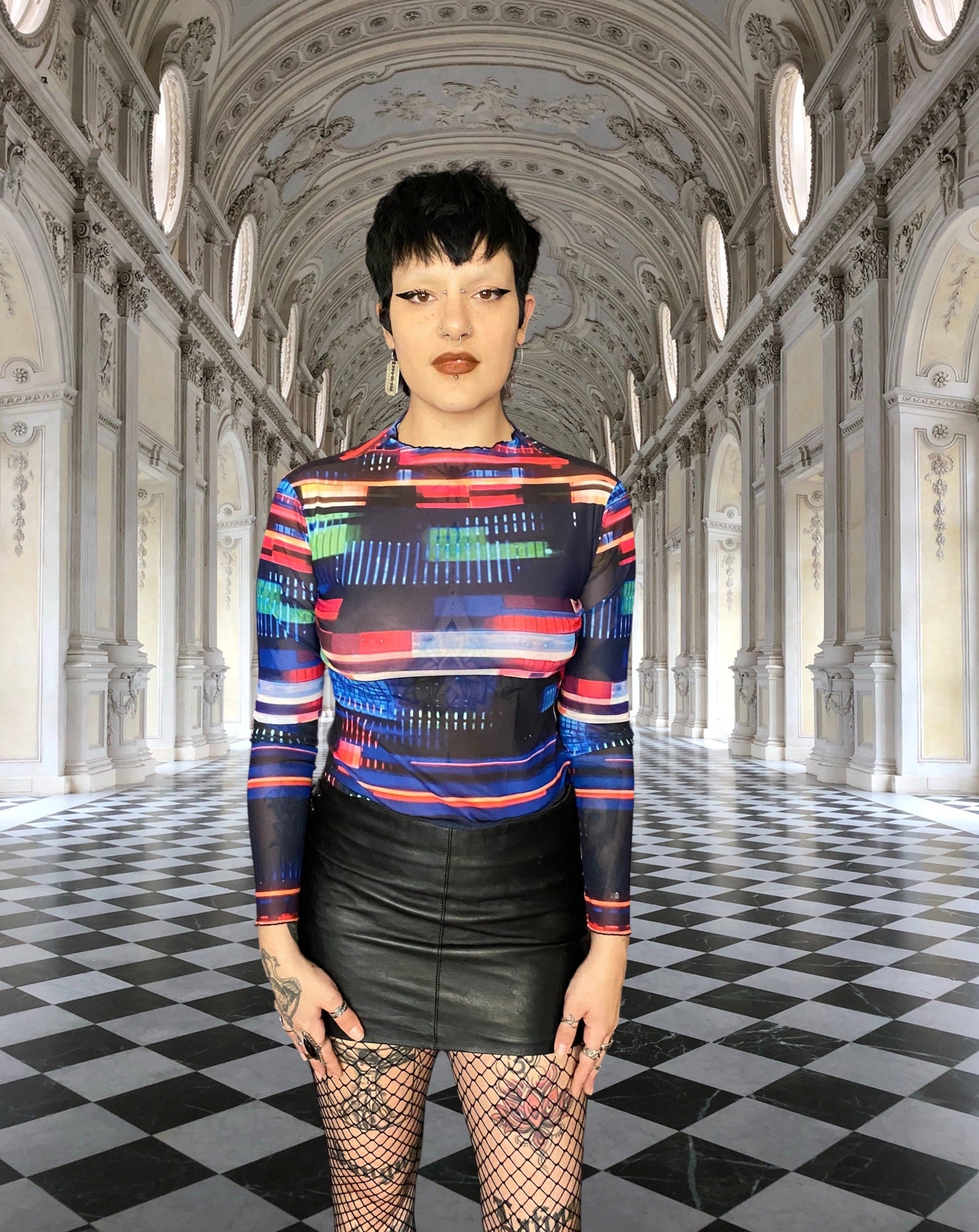 mesh top fashion