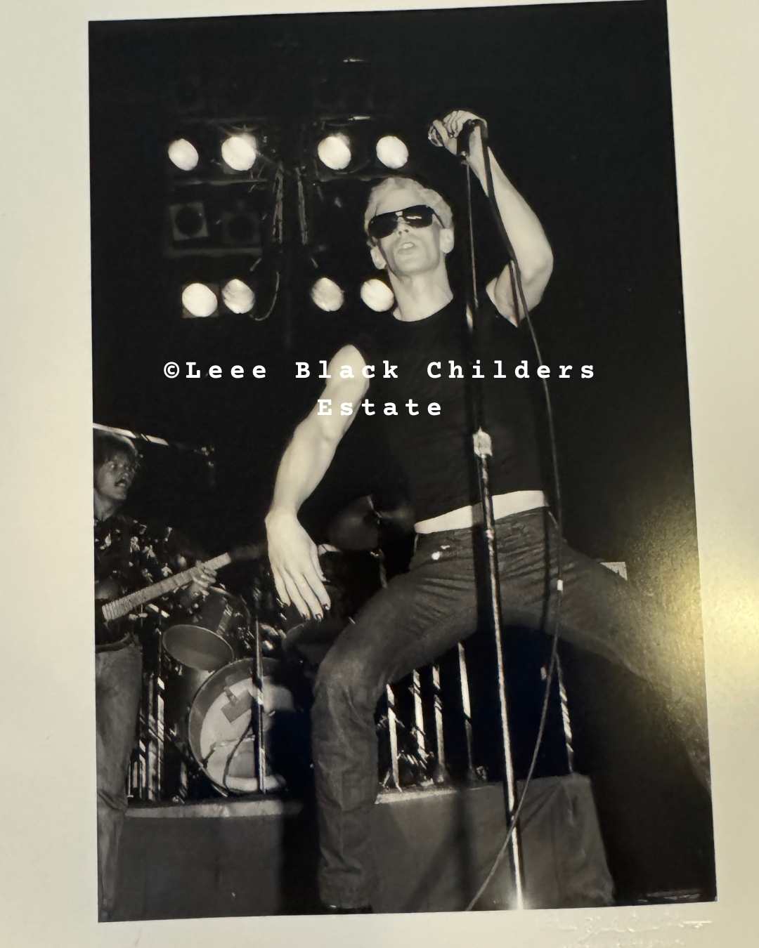 Lou Reed in concert at Bottom Line, East Village, Manhattan, New York - 1970s