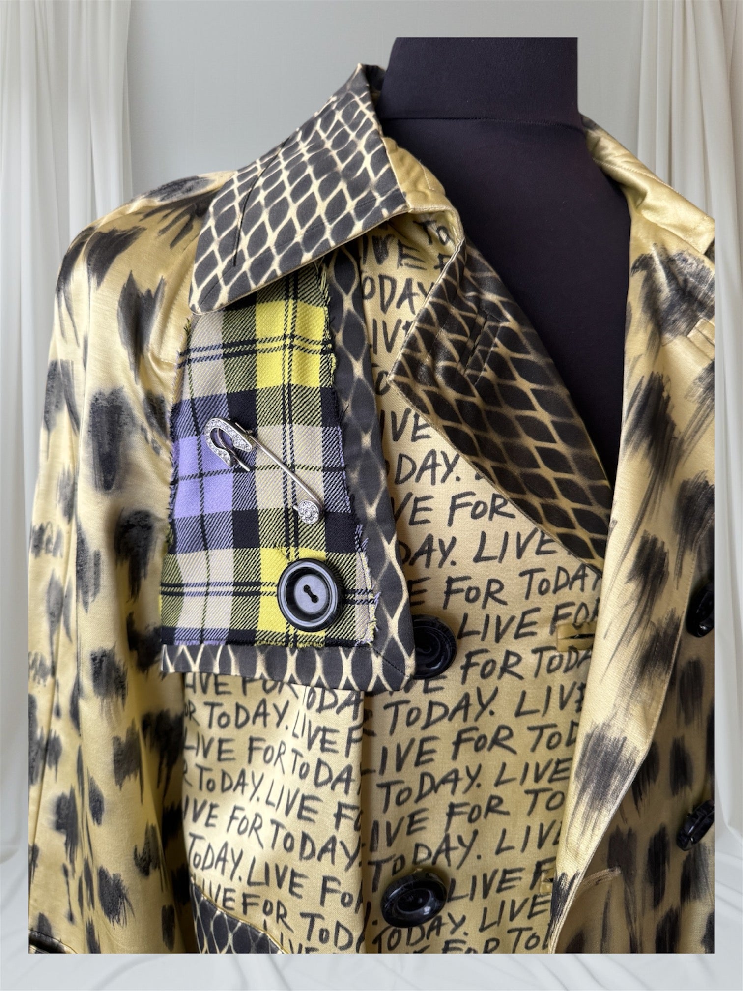 womens chartreuse custom coat