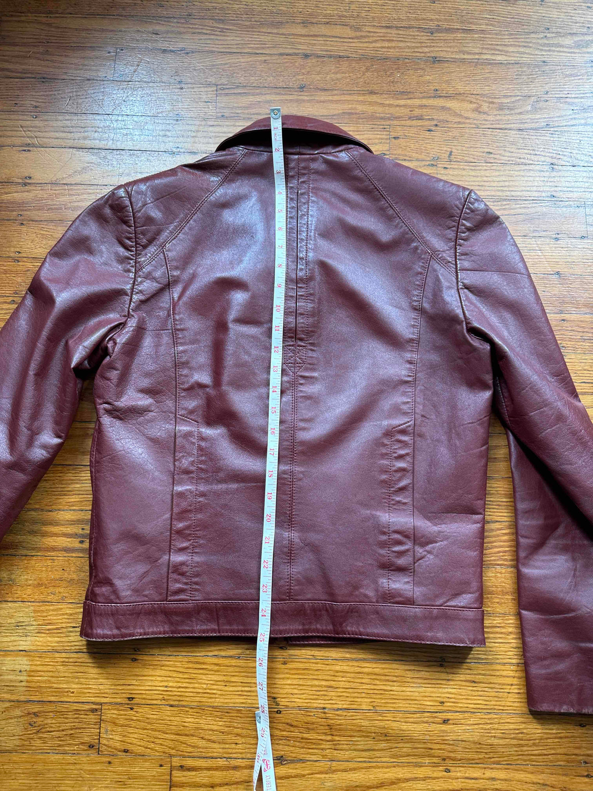 Men's 1970's Brown Vintage Leather Jacket, M 38