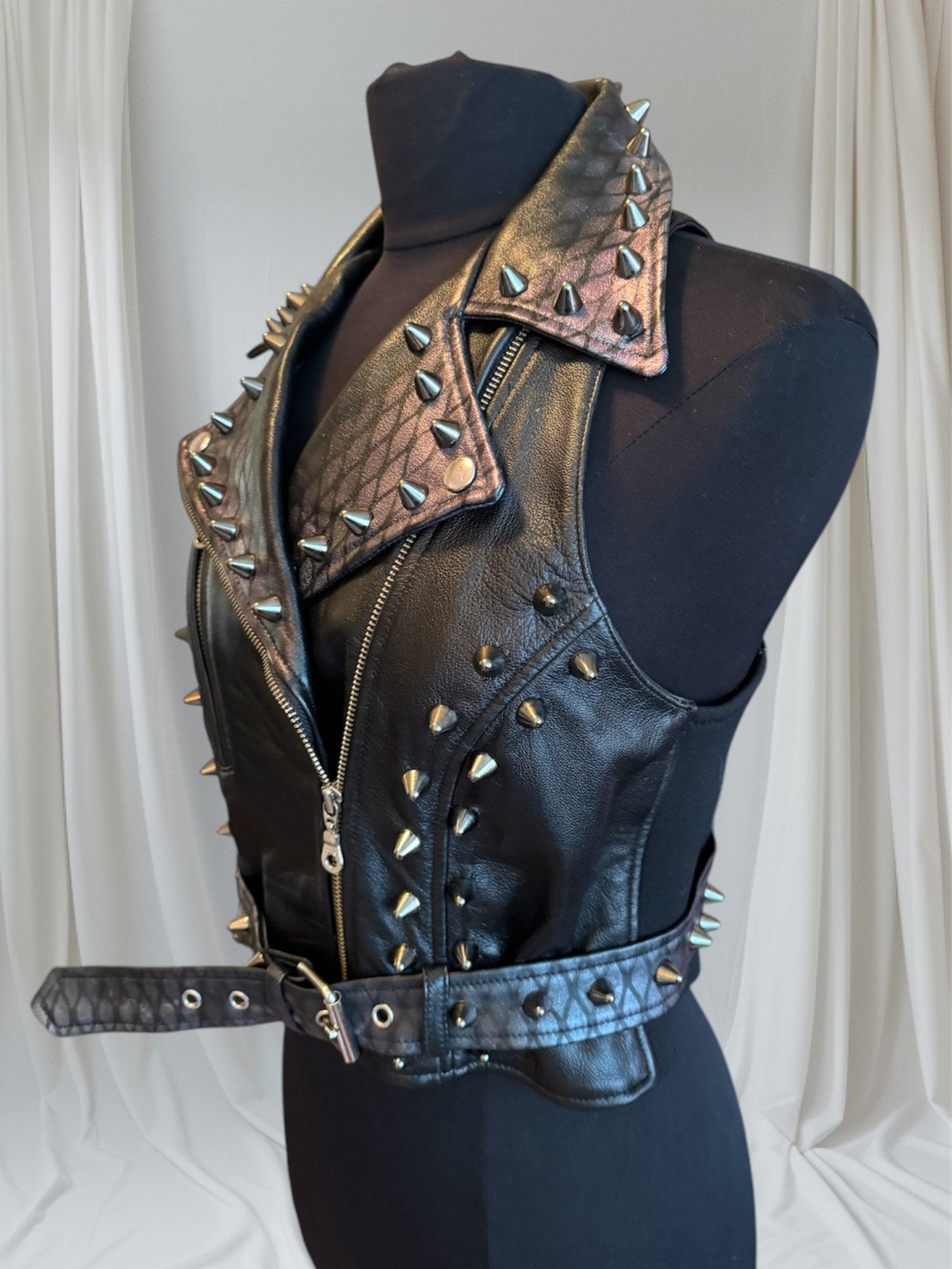 womens studded vest