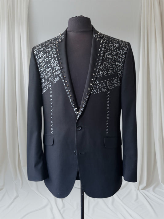 LIVE FOR TODAY, Mens Size 42R Suit Jacket