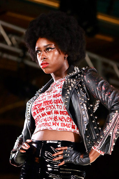Custom Order Black & Red Distressed Union Jack Respect Sheep Leather Jacket S-3XL - Punk Majesty Streetwear