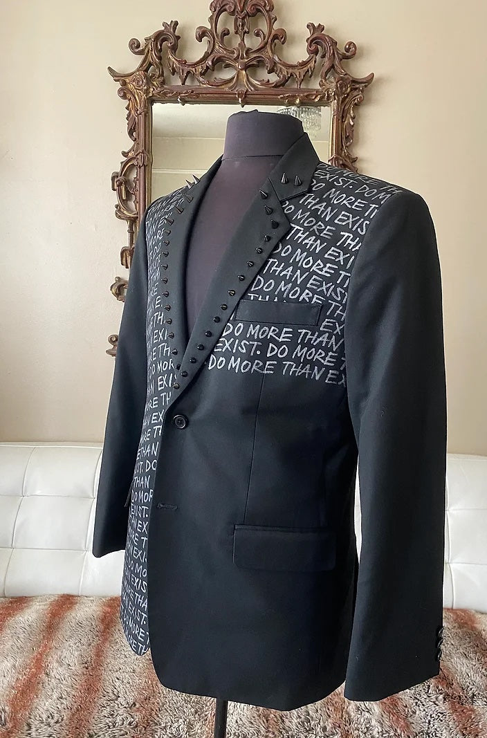 DO MORE THAN EXIST Size 40 Mens Suit Jacket - Punk Majesty Streetwear