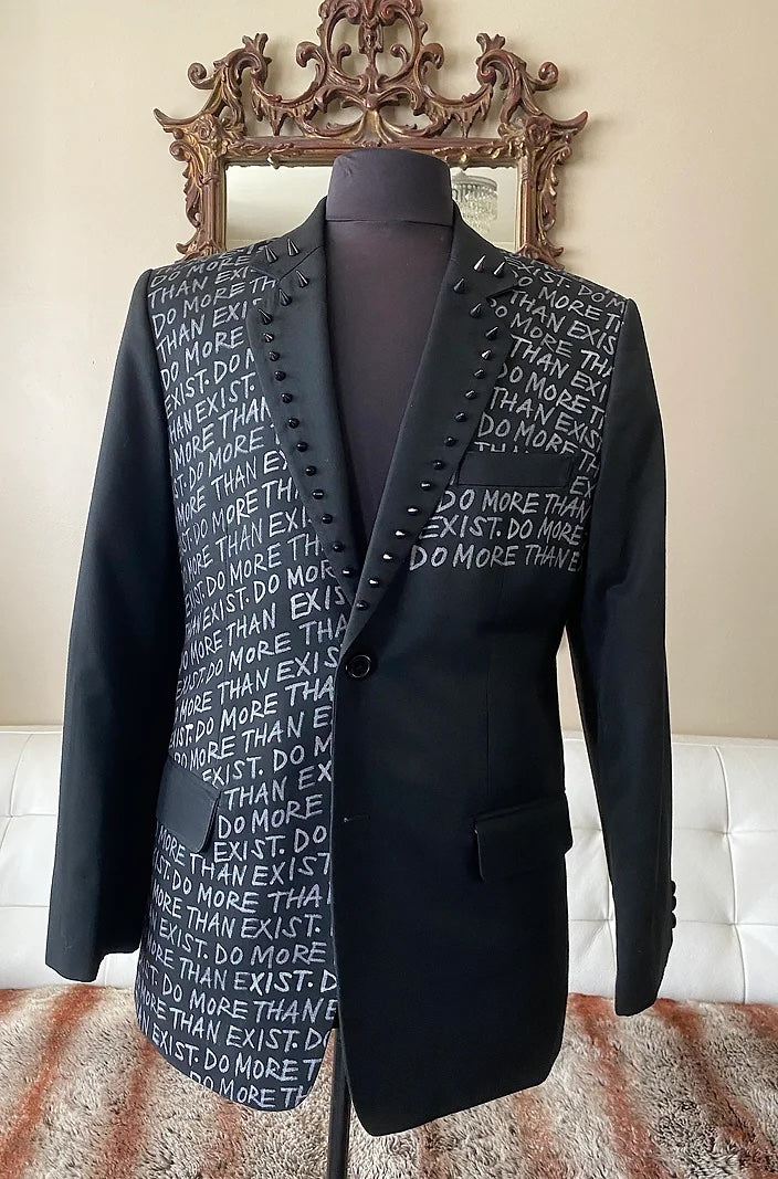 DO MORE THAN EXIST Size 40 Mens Suit Jacket - Punk Majesty Streetwear