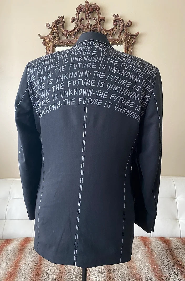 THE FUTURE IS UNKNOWN, Size 40 Mens Suit Jacket - Punk Majesty Streetwear
