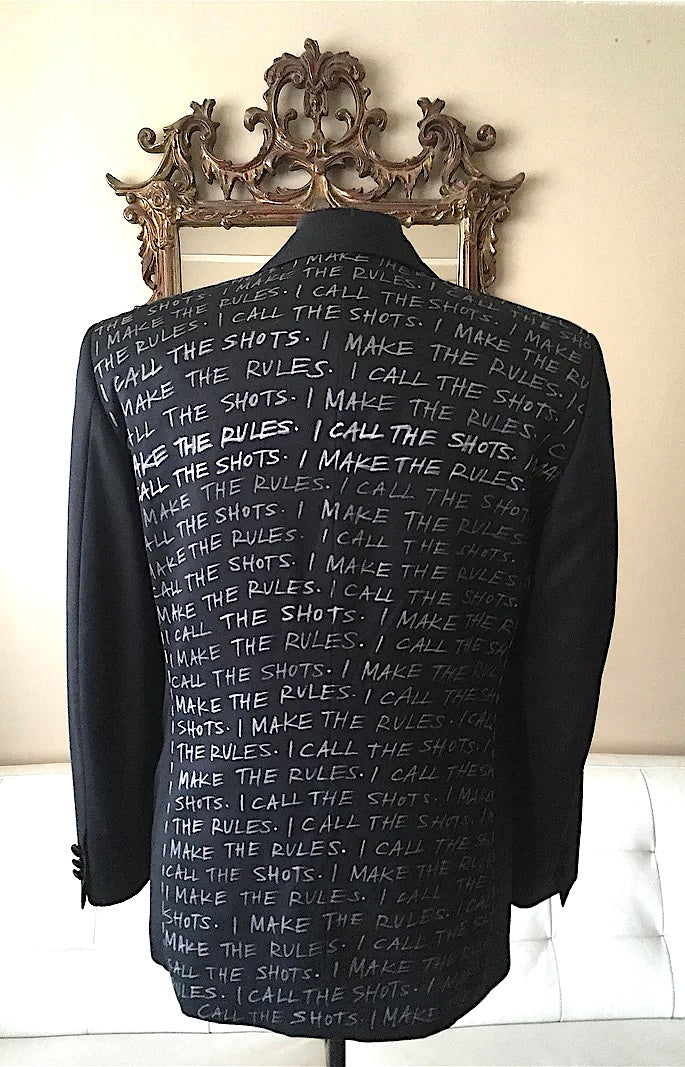 I CALL THE SHOTS. I MAKE THE RULES TUXEDO 38-39 Mens Suit Jacket - Punk Majesty Streetwear