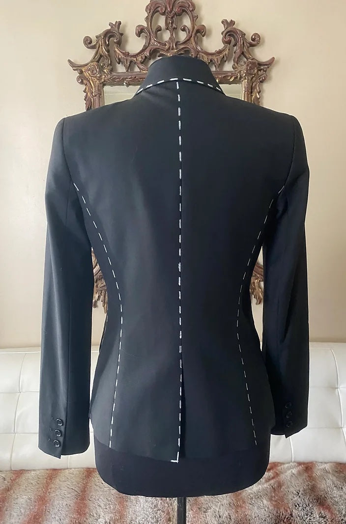 LIVE FOR TODAY, Size 6 Womens Suit Jacket - Punk Majesty Streetwear