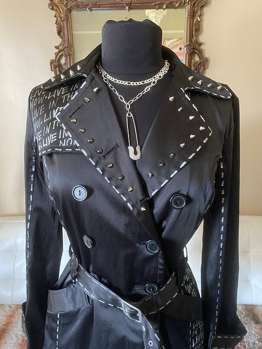 punk trench coat