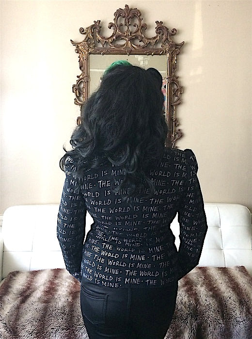 THE WORLD IS MINE Size 10 Womens Suit Jacket - Punk Majesty Streetwear