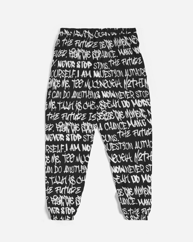 Empowering Graffiti Men's Track Pants - Punk Majesty Streetwear
