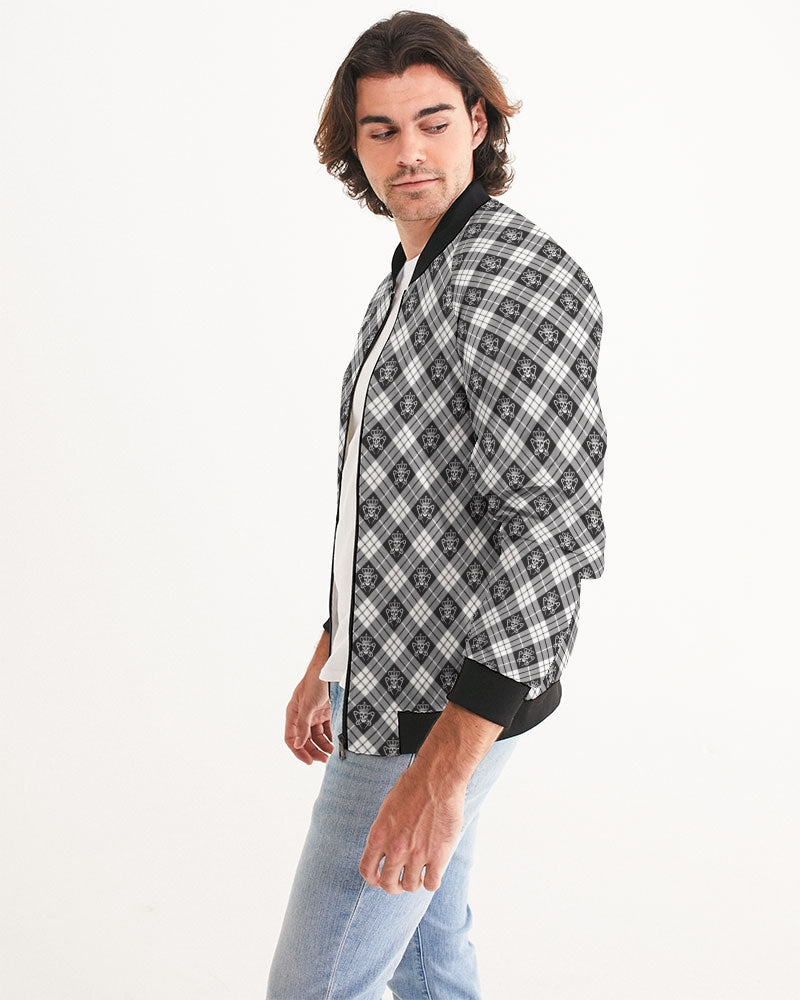 Men's Tartan Bomber Jacket