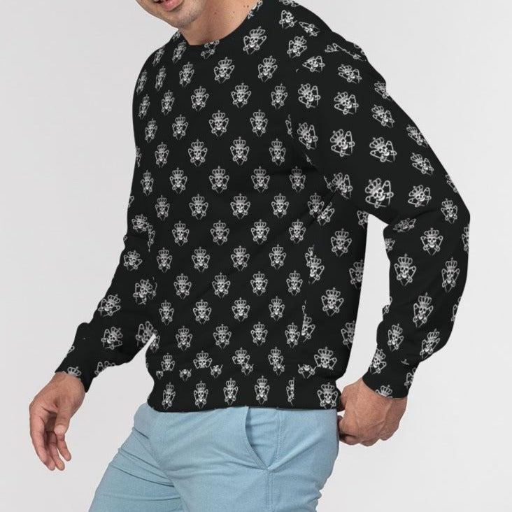 Mens Logo Pattern Sweatshirt