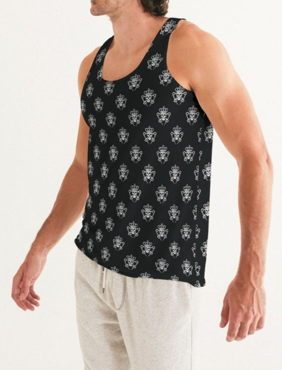 Logo Pattern Tank Top