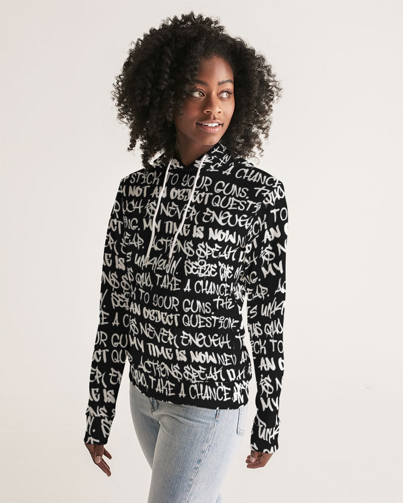 Empowering Graffiti Women's Hoodie - Punk Majesty Streetwear