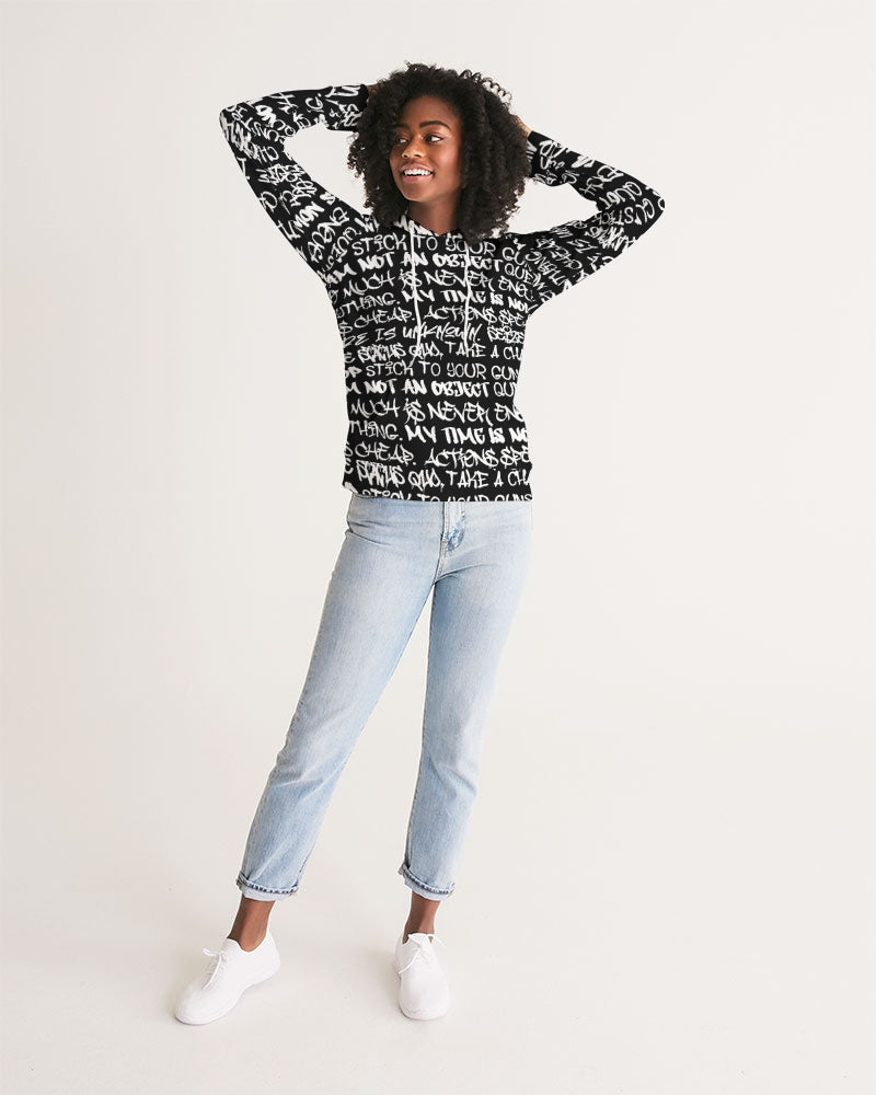 Empowering Graffiti Women's Hoodie - Punk Majesty Streetwear