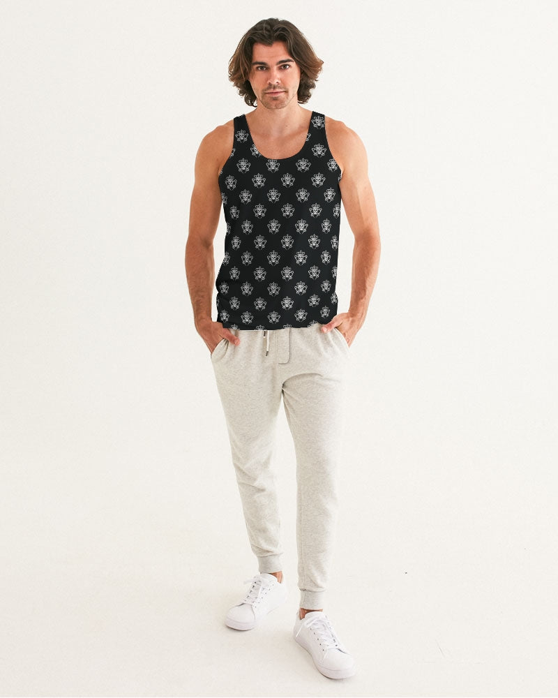 Punk Majesty Logo Pattern Men's Tank - Punk Majesty Streetwear