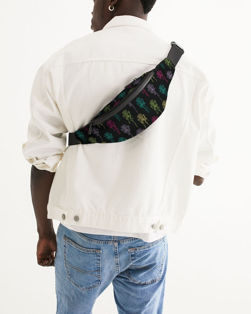 Punk Majesty Logo Drip Crossbody Sling Bag - Punk Majesty Streetwear