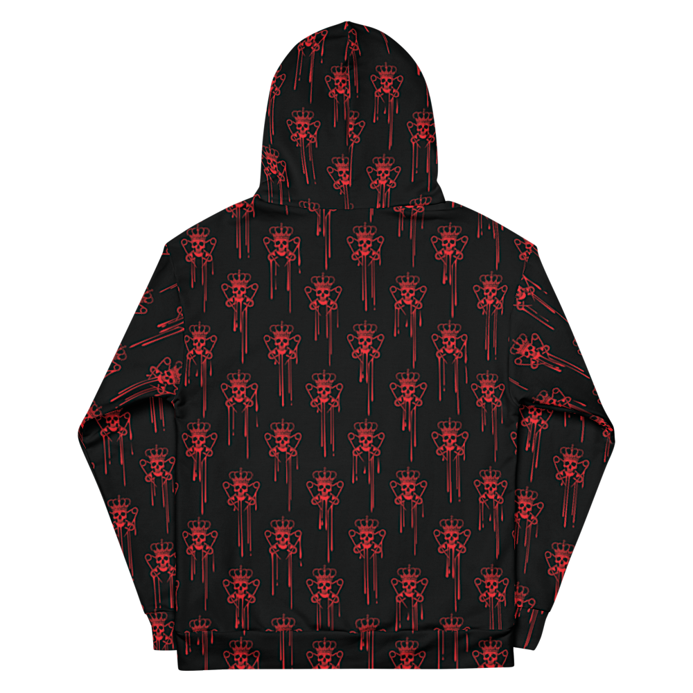 Red Logo Drip Hood