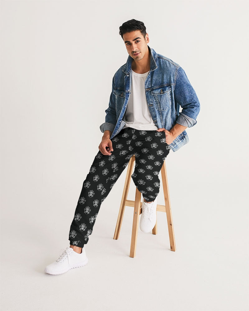 Punk Majesty Logo Pattern Men's Track Pants - Punk Majesty Streetwear