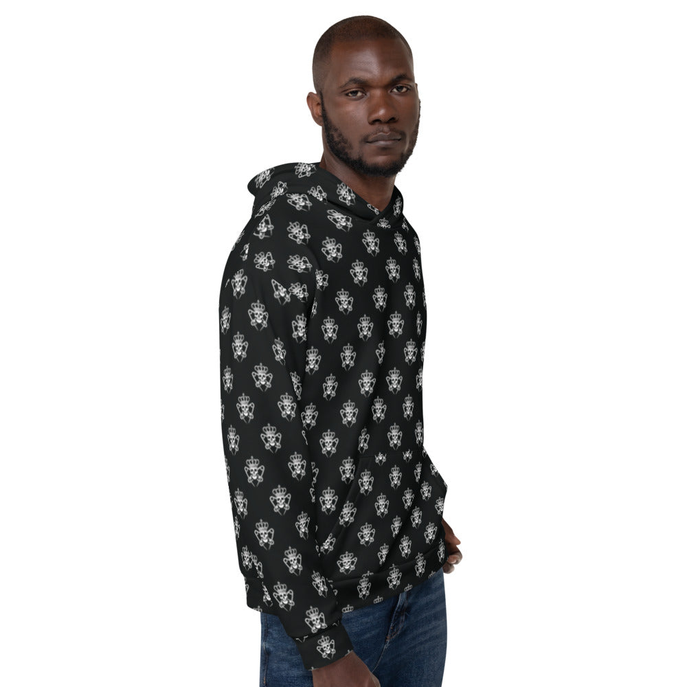 Logo Pattern Hoodie