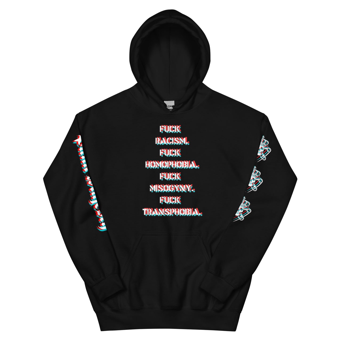 FUCK ALL Unisex Hoodie - Punk Majesty Streetwear