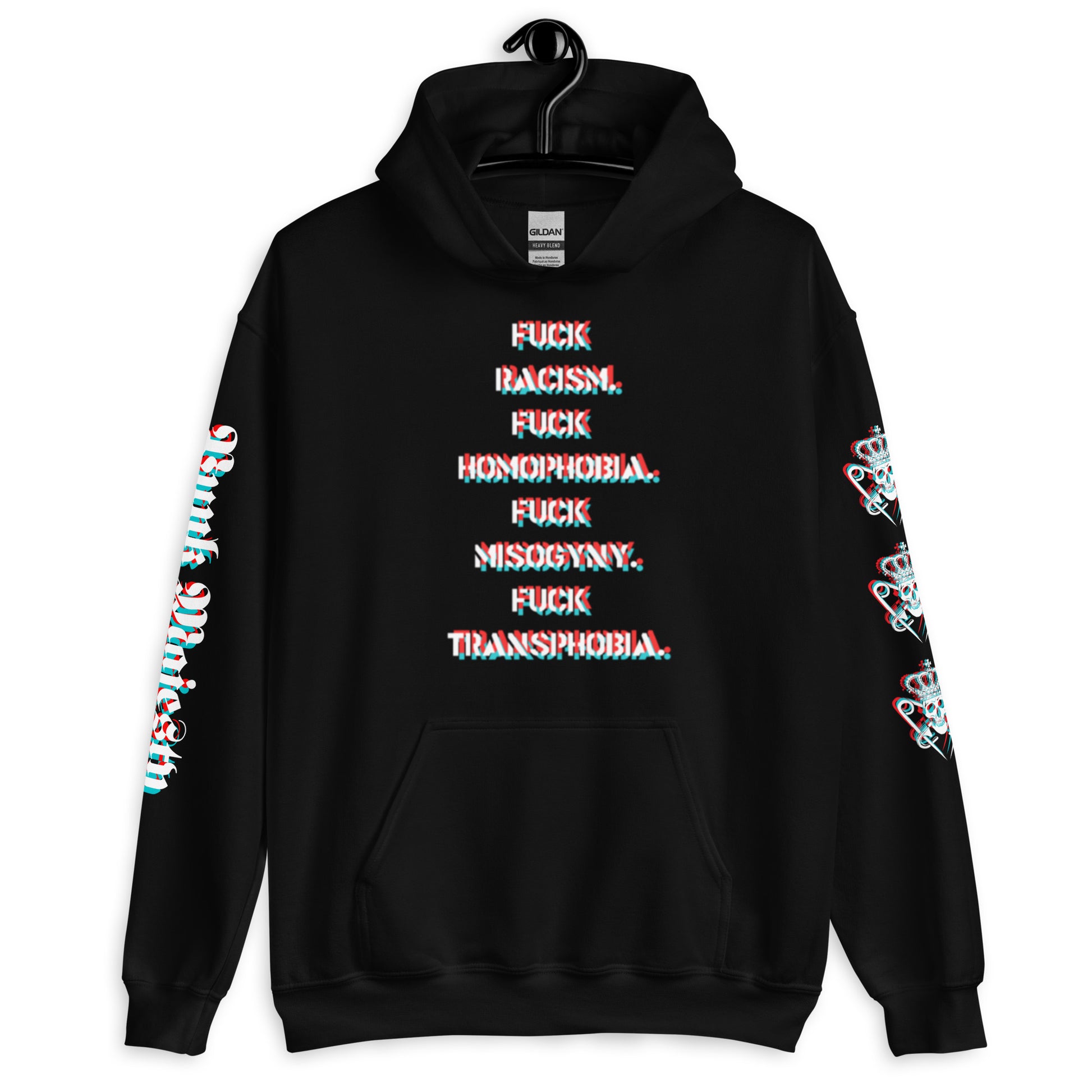FUCK ALL Unisex Hoodie - Punk Majesty Streetwear
