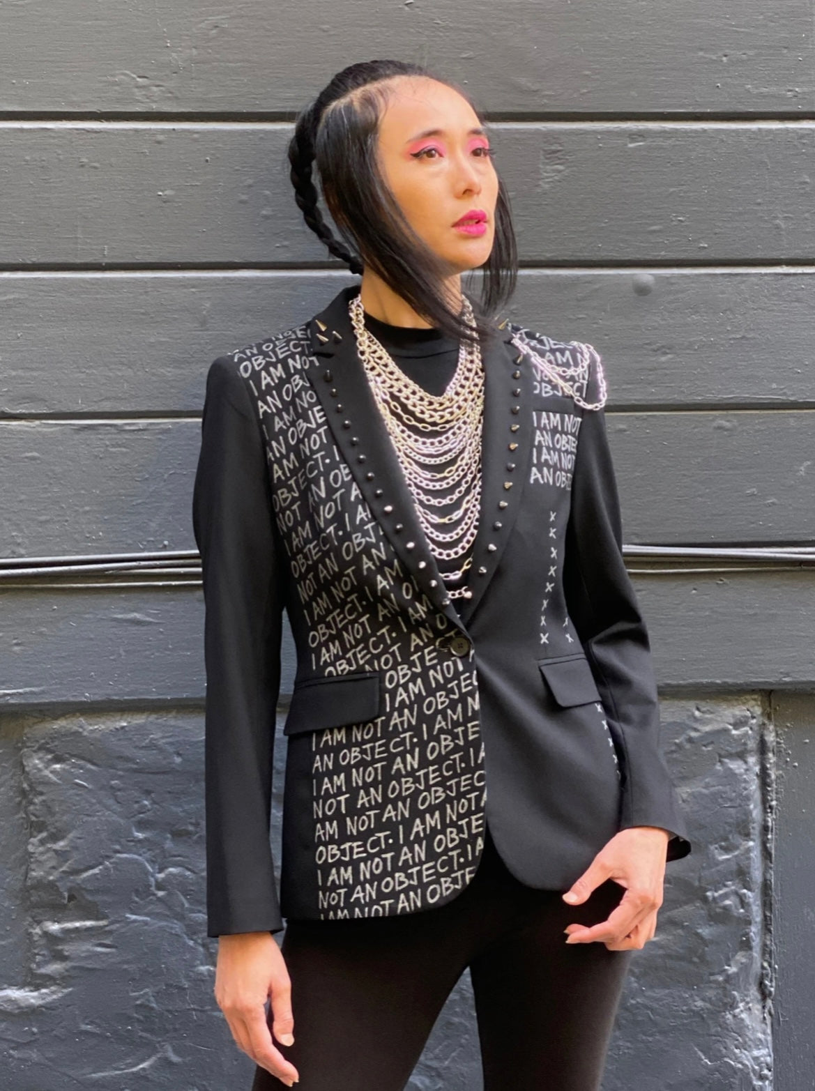 custom suit jacket, punk suit jacket, womens custom suit jacket