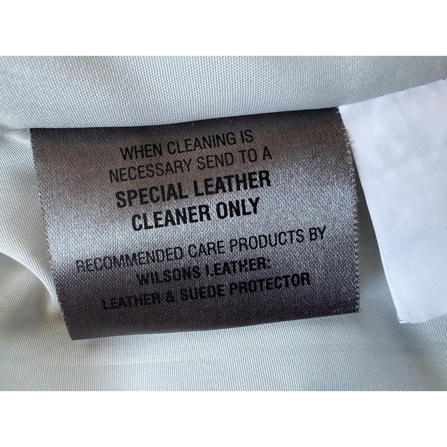 White Leather Women's Jacket, Size L