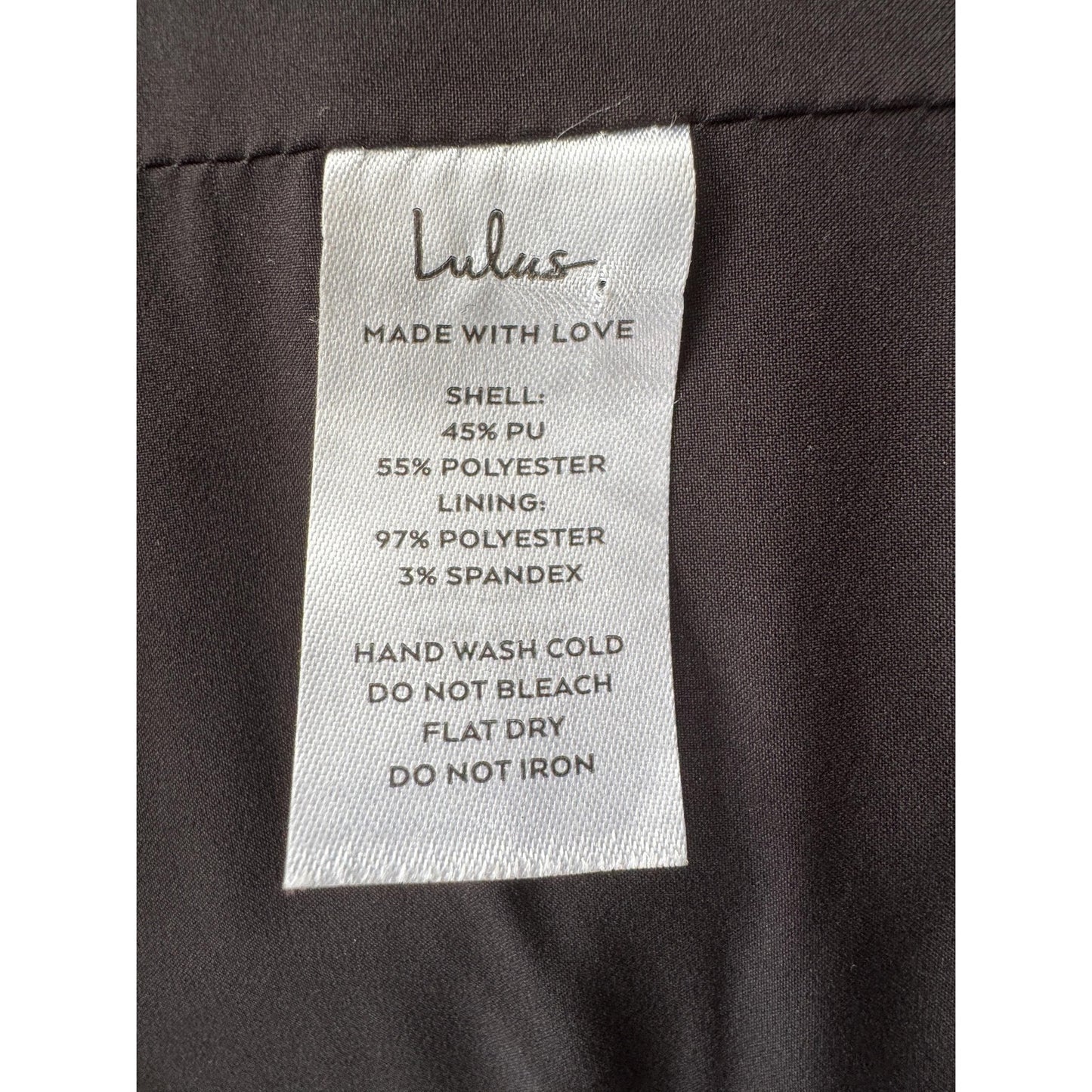 Women's Faux Leather Trucker Jacket, XS