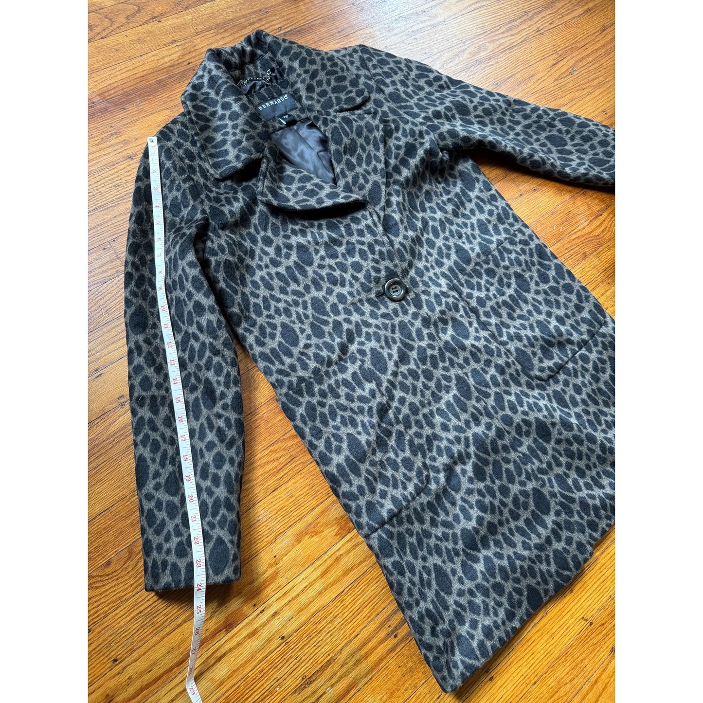 Women's Leopard Coat, M
