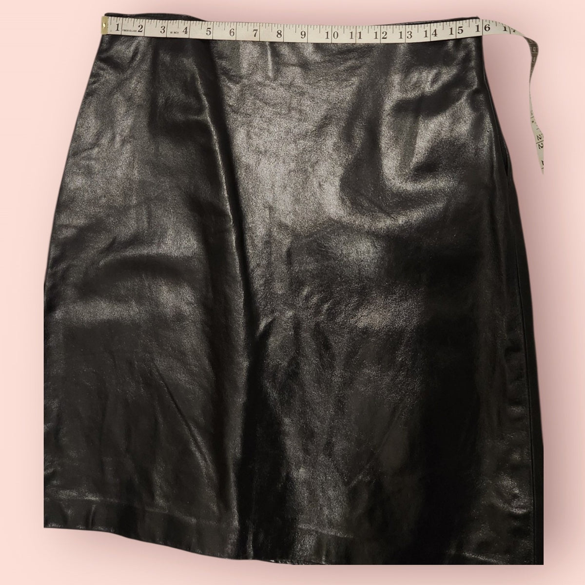 Leather Mini Skirt size 12 Finity Brand