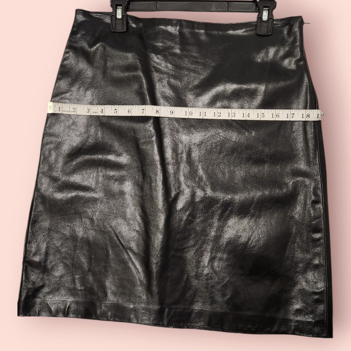 Leather Mini Skirt size 12 Finity Brand