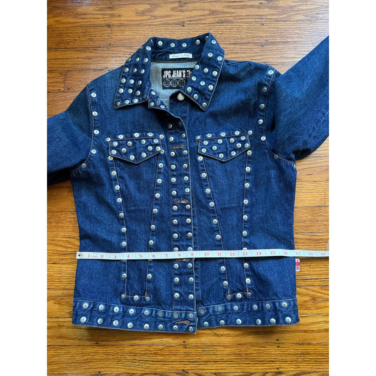 Jean Paul Gaultier (JPG Jeans) Studded Denim jacket Size M/8