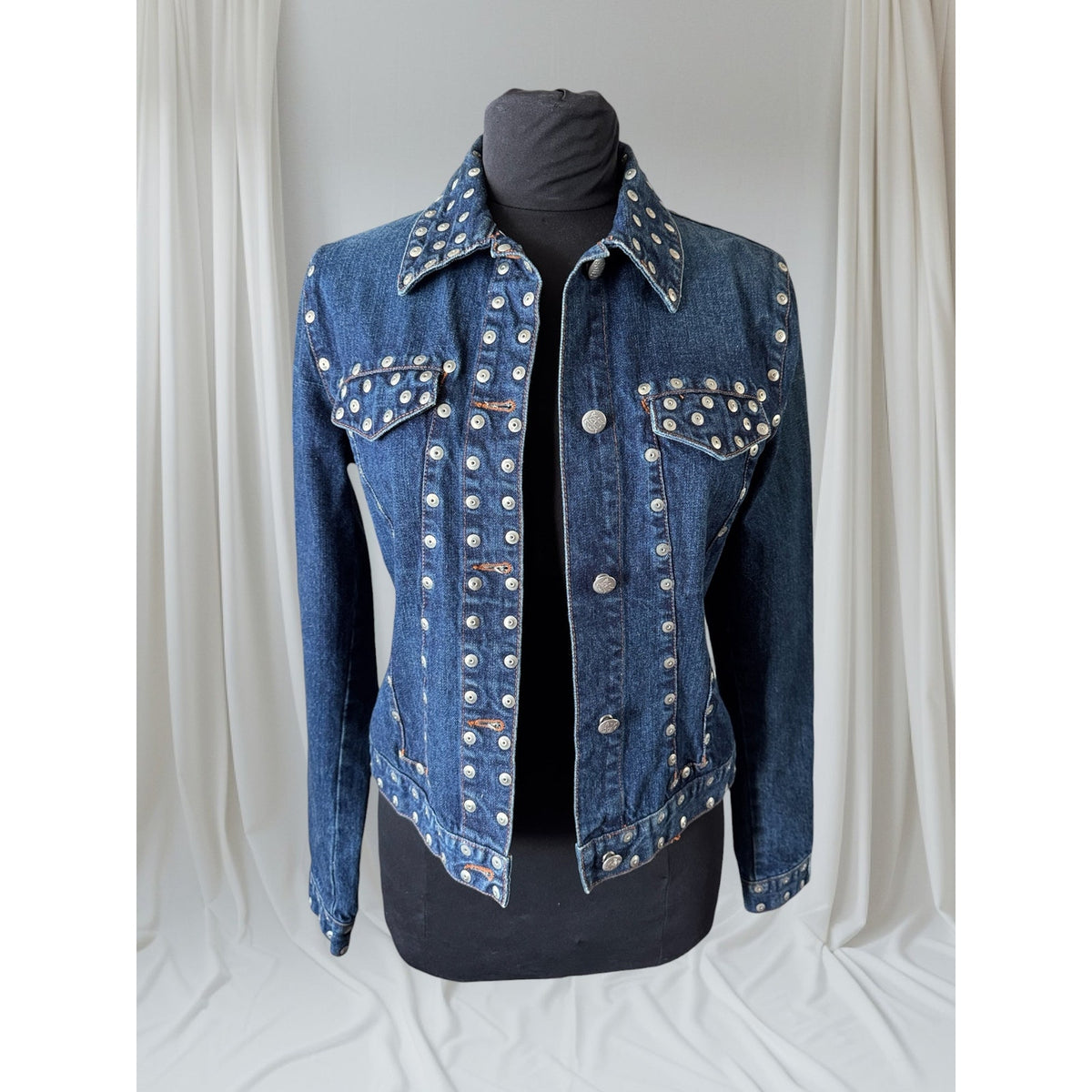 Jean Paul Gaultier (JPG Jeans) Studded Denim jacket Size M/8