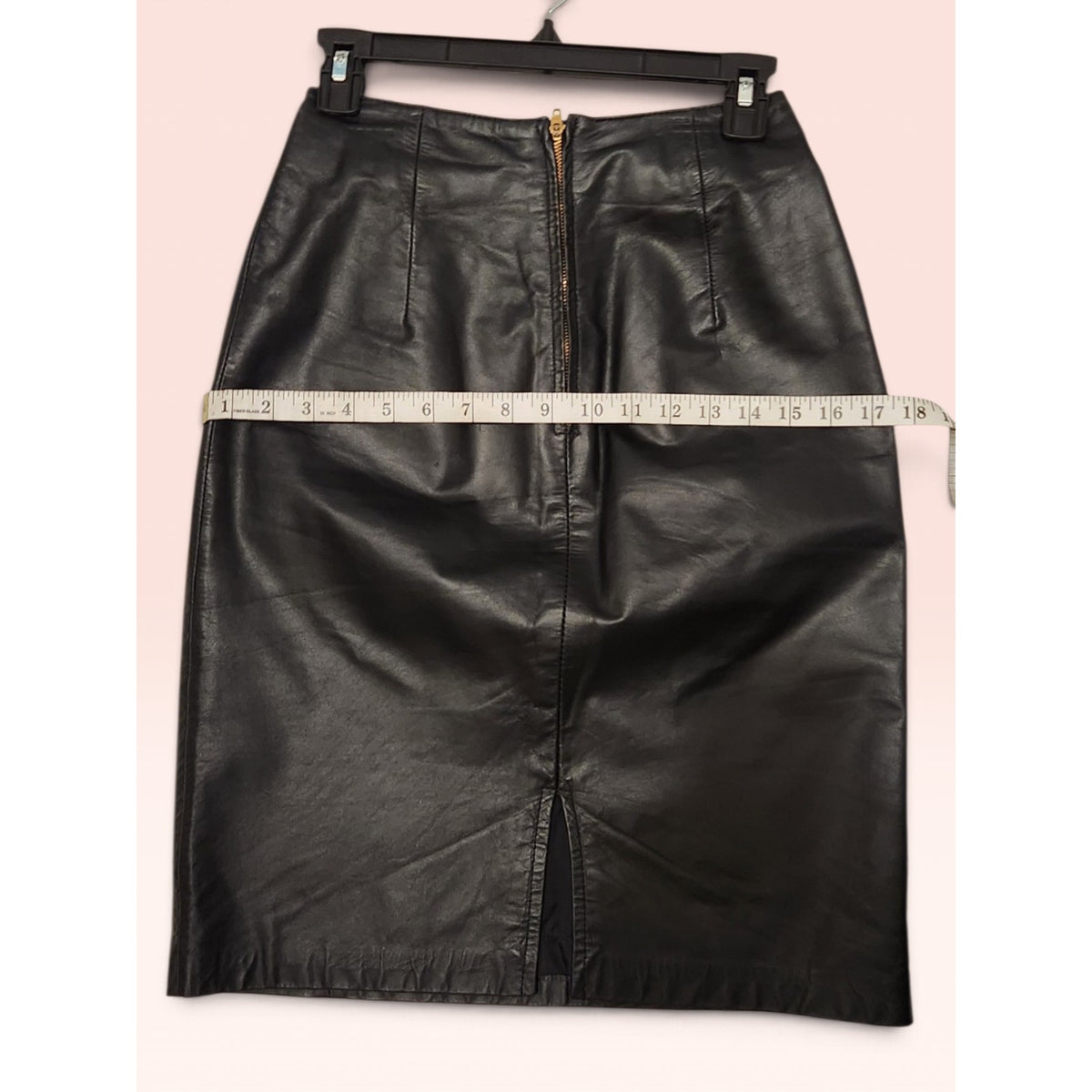 Leather Skirt S-M 25" waist