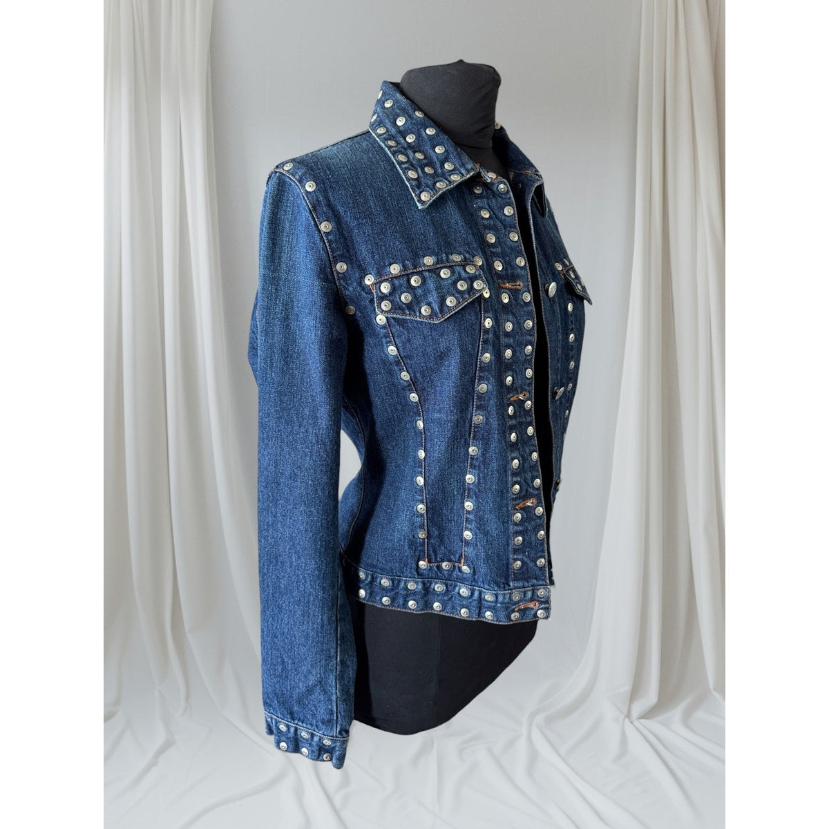 Jean Paul Gaultier (JPG Jeans) Studded Denim jacket Size M/8