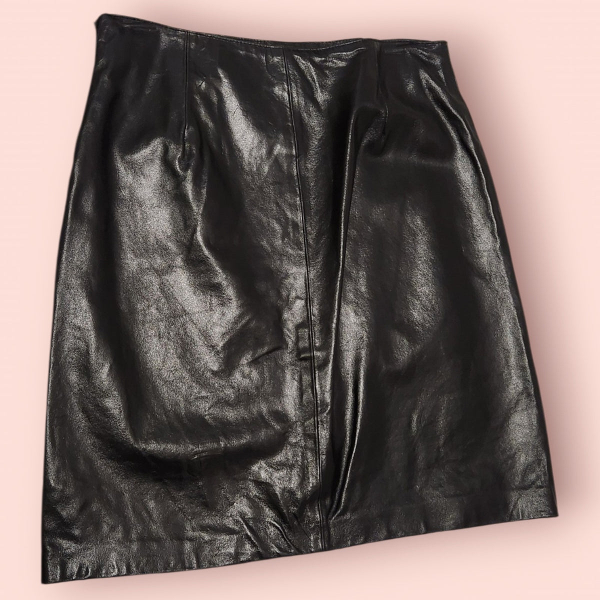 Leather Mini Skirt size 12 Finity Brand