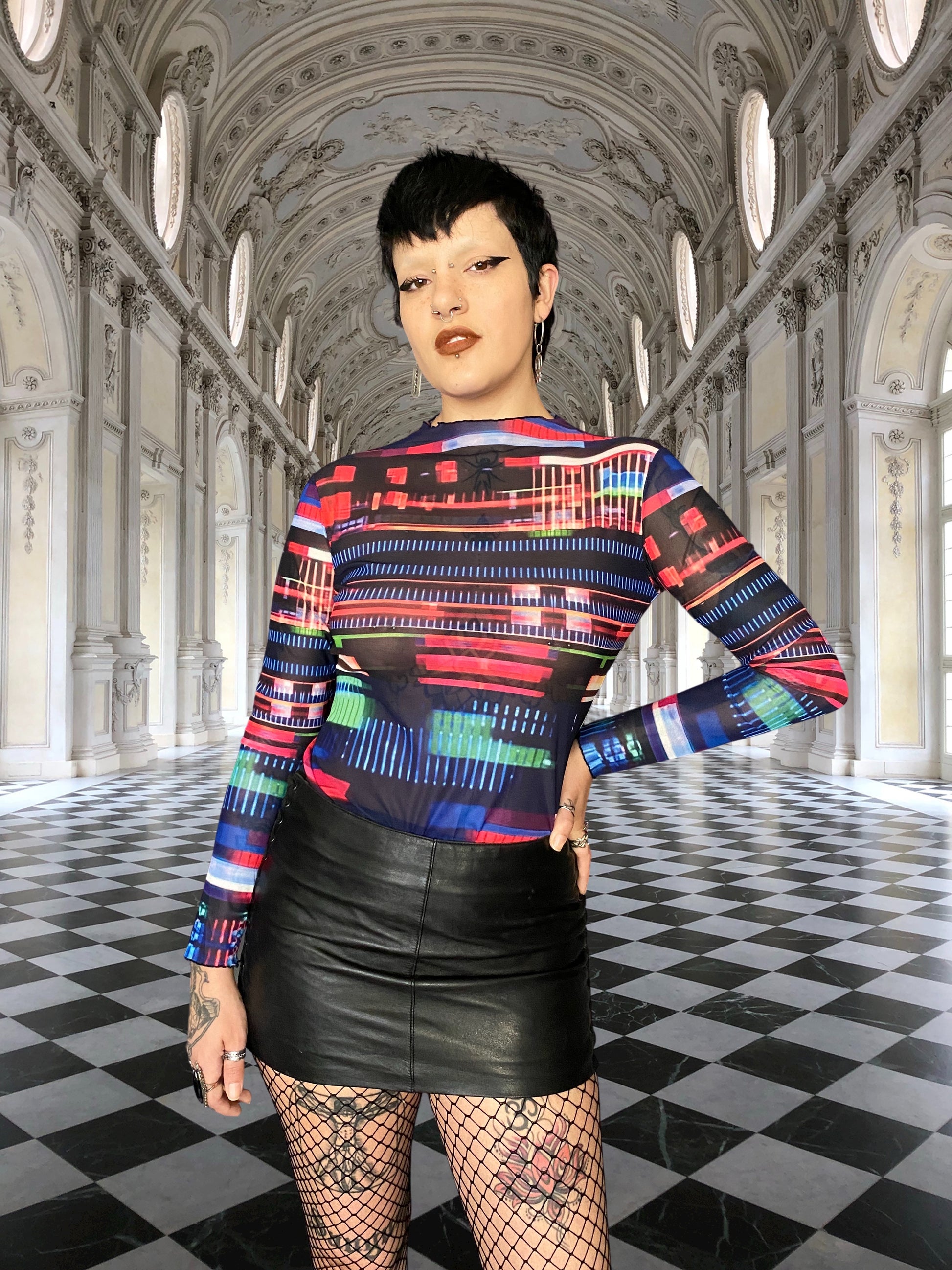 punk fashion top