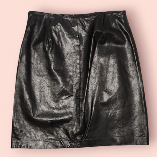 Leather Mini Skirt size 12 Finity Brand