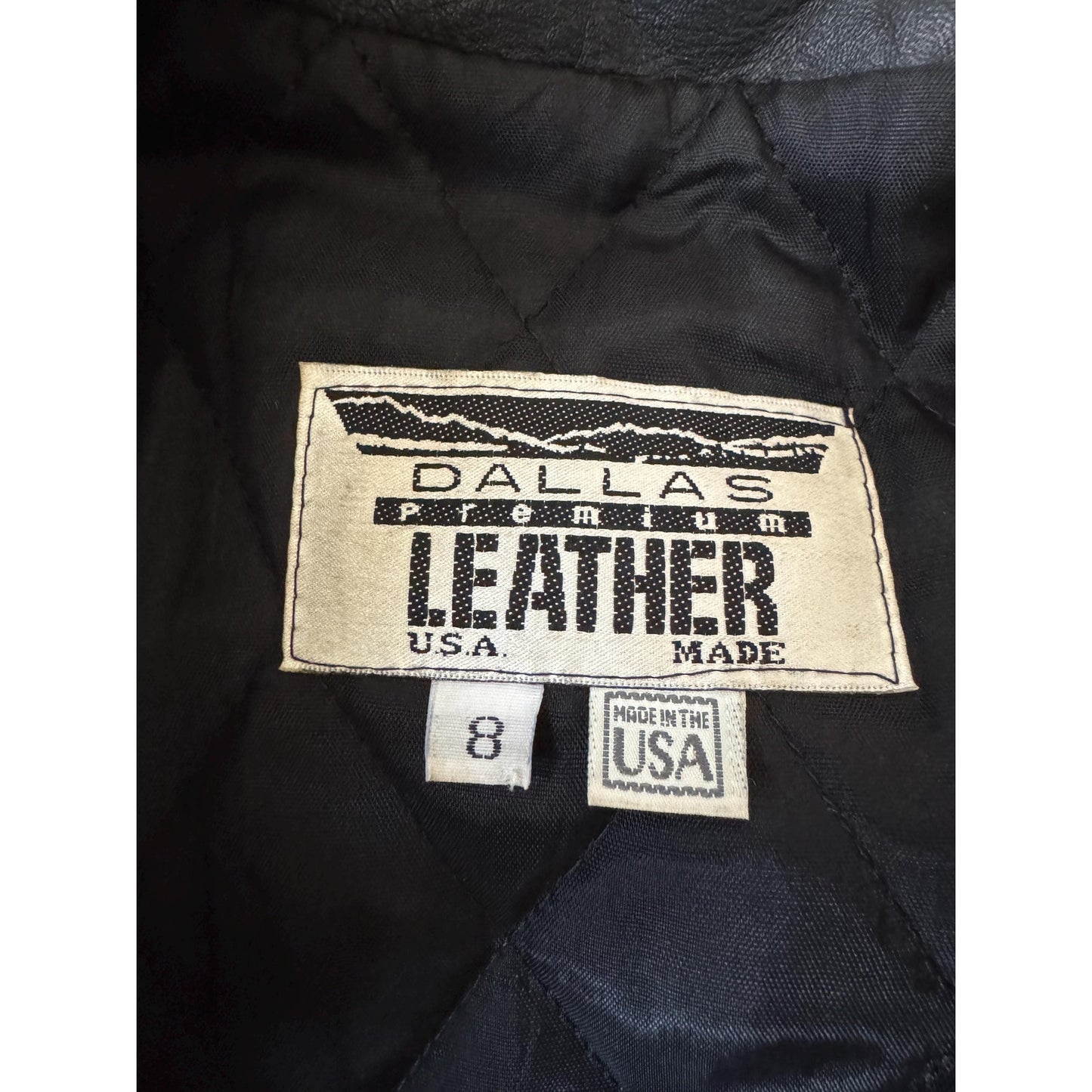 Women's Leather Motorcycle Jacket, M/ US 8