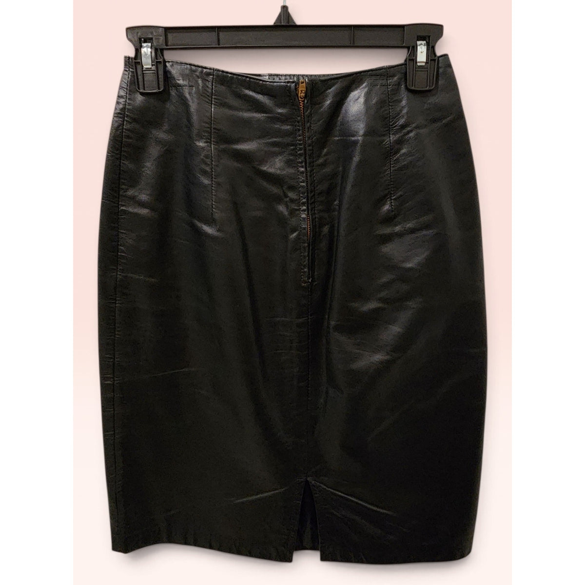Leather Skirt S-M 25" waist