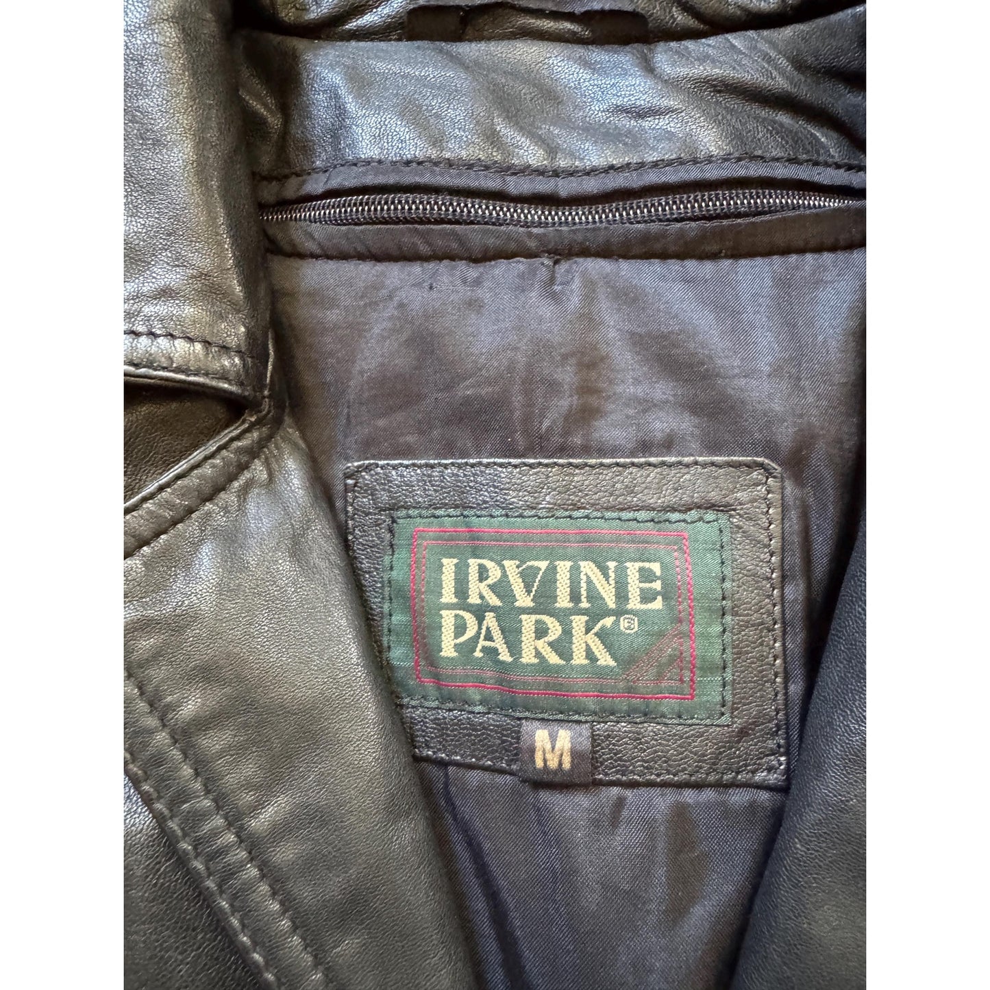 Men's Vintage Leather Jacket, X-Large, 46