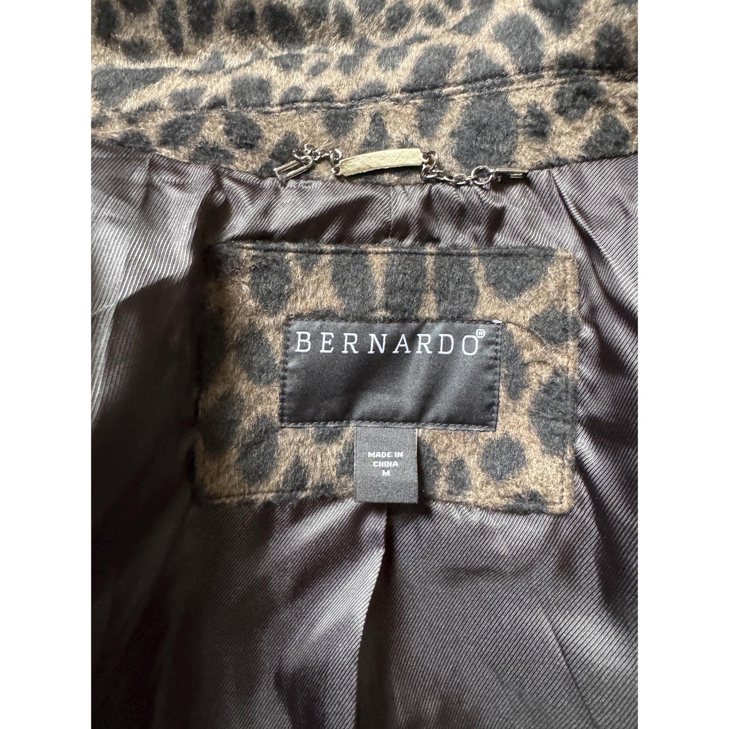 Women's Leopard Coat, M
