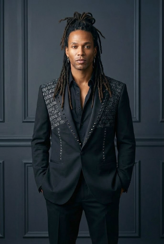 Punk Tuxedo Jacket - The Future is Unknown - L US42R