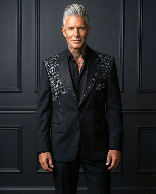 statement tuxedo jacket