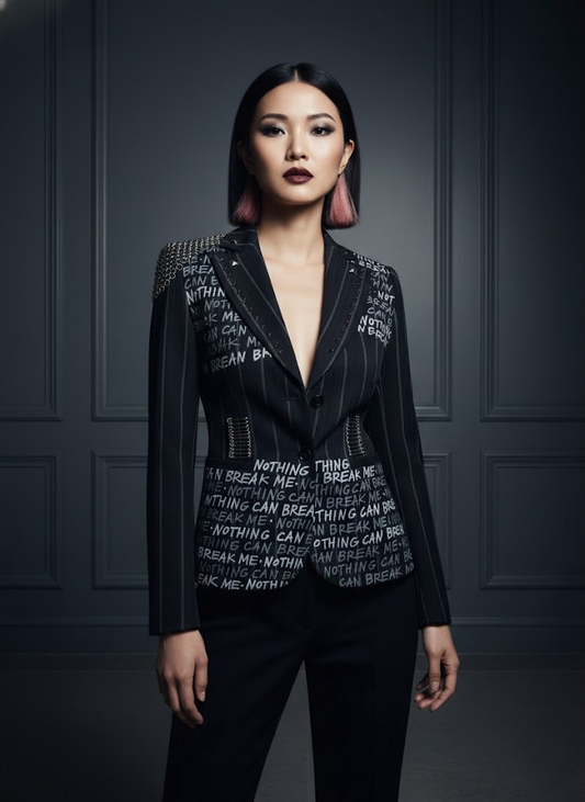 Women’s Punk Suit Jacket – Nothing Can Break Me – S US4