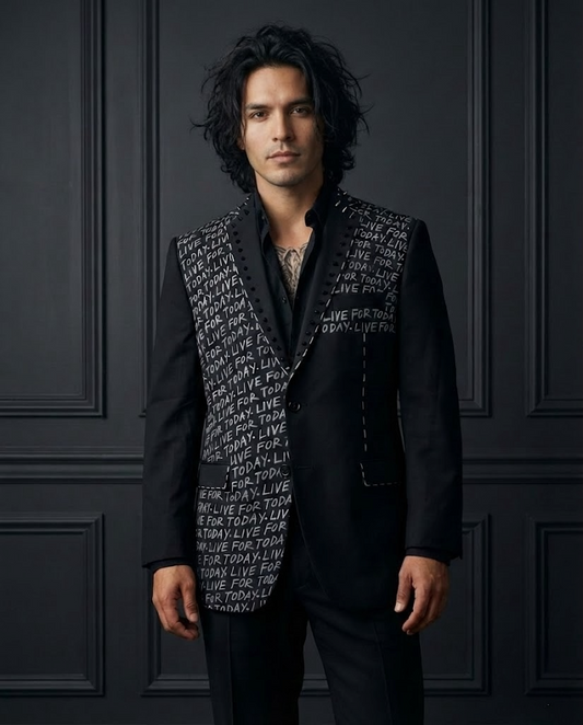 statement suit jacket