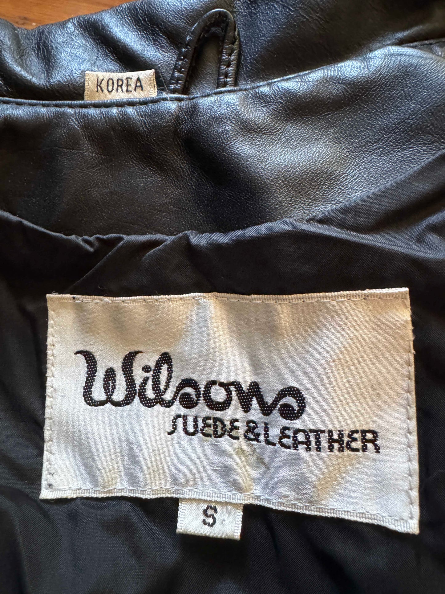 Women's Vintage Leather Western Fringe Jacket, Medium